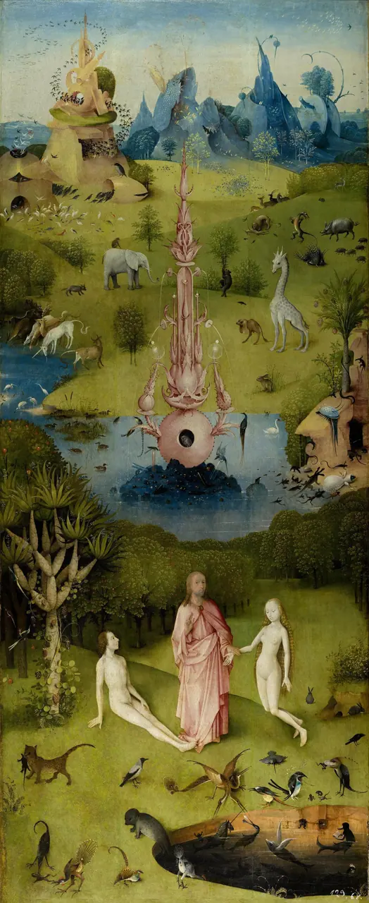 The Earthly Paradise, Hieronymus Bosch, c. 1490–1510