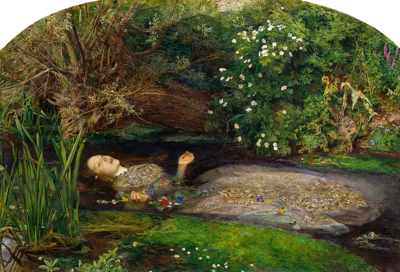Ophelia, John Everett Millais, 1852