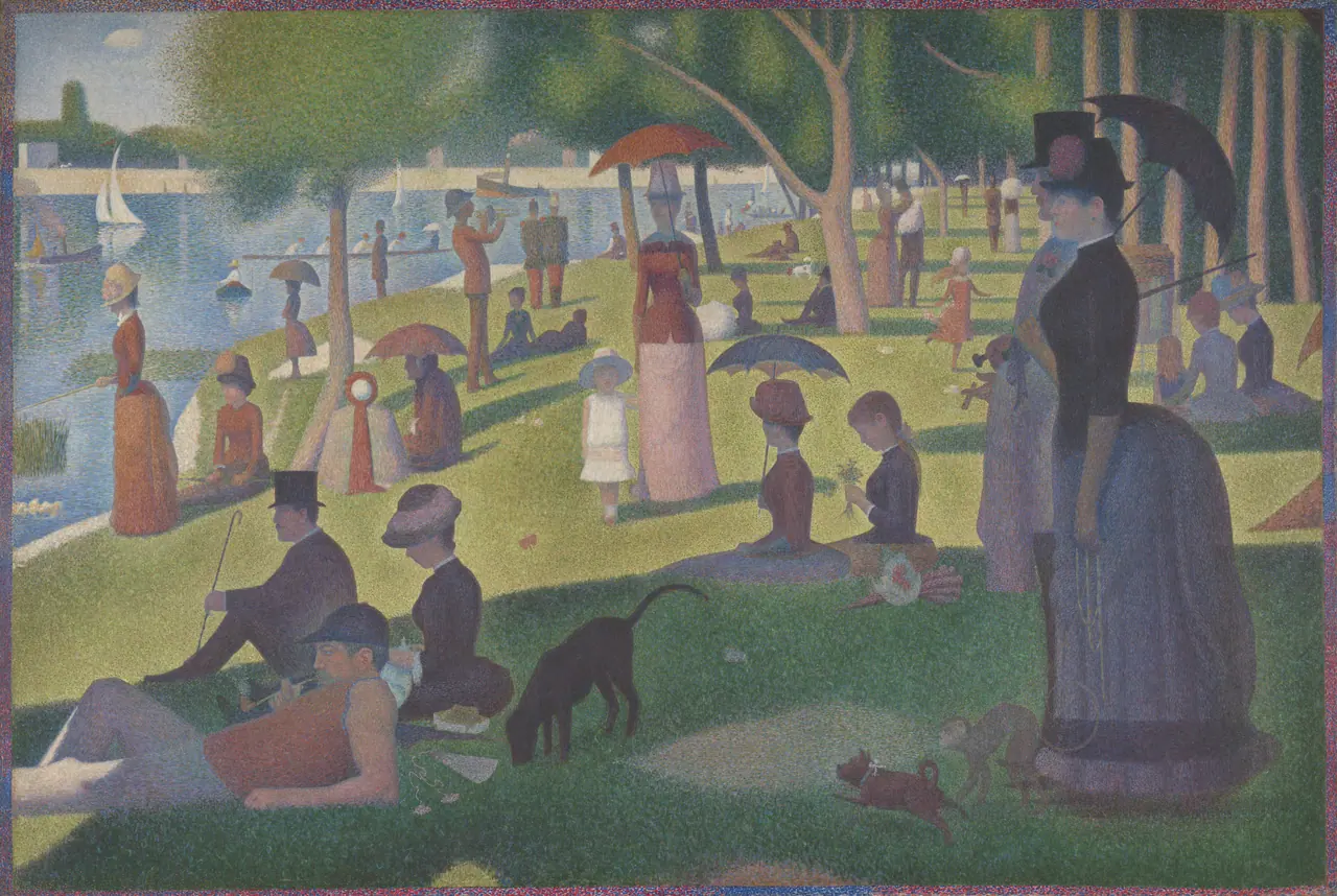 A Sunday on La Grande Jatte, Georges Seurat, 1884